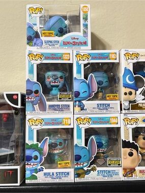 Funko Pop! Disney Stitch Collection - Blue & Teal Variants